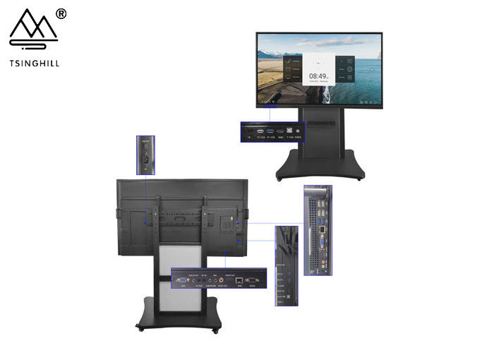 8ms 100 Inch Touch Screen TV Freestanding Smart Interactive Screen