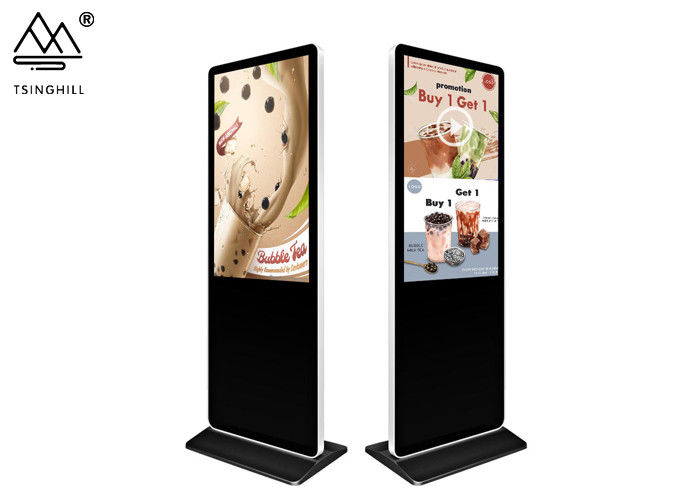 65 Inch Digital Signage Freestanding Digital Display Infrared Touch