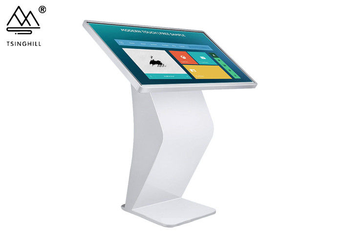 65 Inch Horizontal Touch Screen Kiosk 6ms Digital Interactive Signage