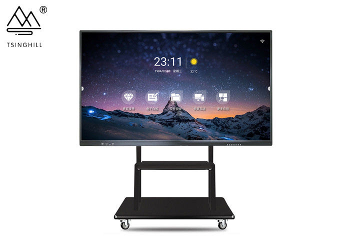 UHD 110 Inch Interactive Flat Panel Education 4096×4096 Touch Blackboard