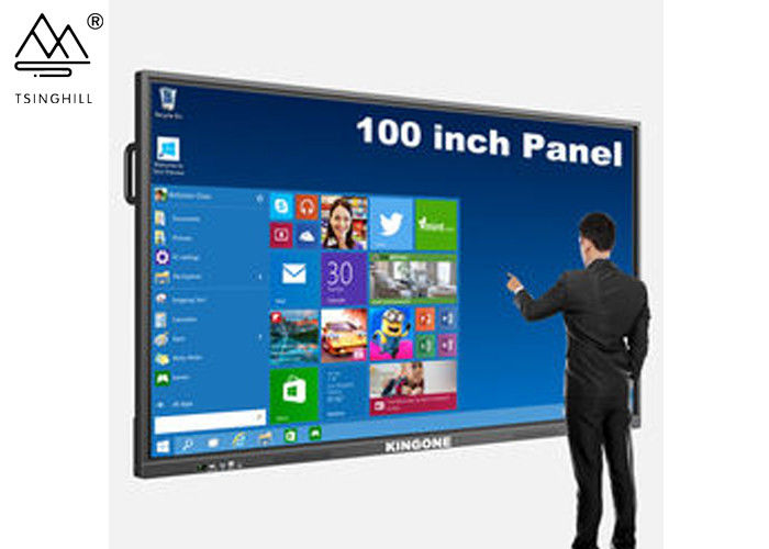 450nit 70 Inch Smart Board Interactive Whiteboard Windows 7 OS