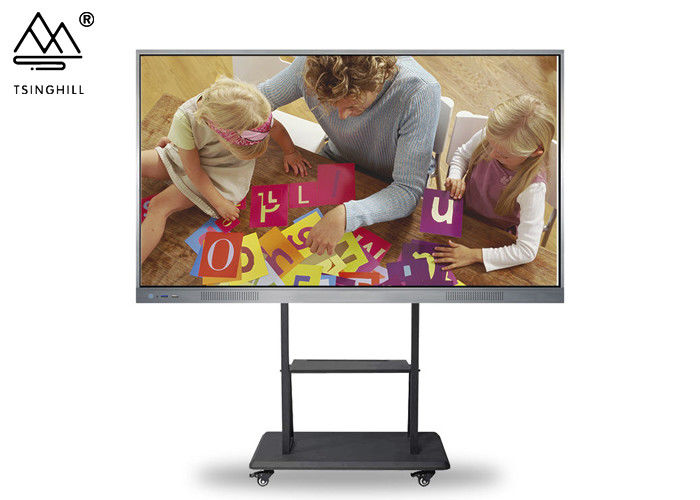 75 Inch Interactive Flat Panel 8ms Smart Board For Classroom