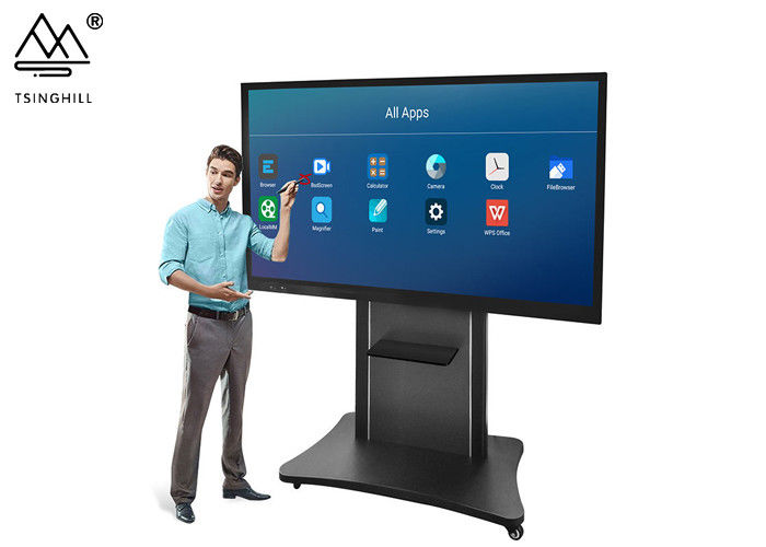 Smart Black Board 65 Inch Interactive Touch Screen 20 Point IR Touch