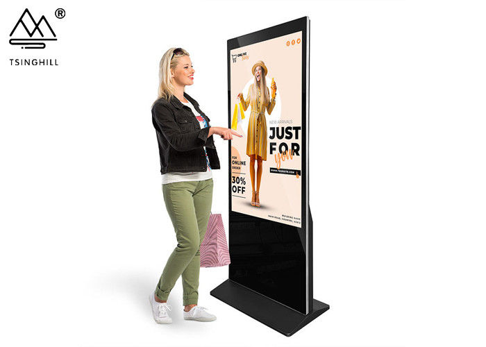 55 Inch Touch Screen Kiosk Vertical Digital Signage CCC ISO9001