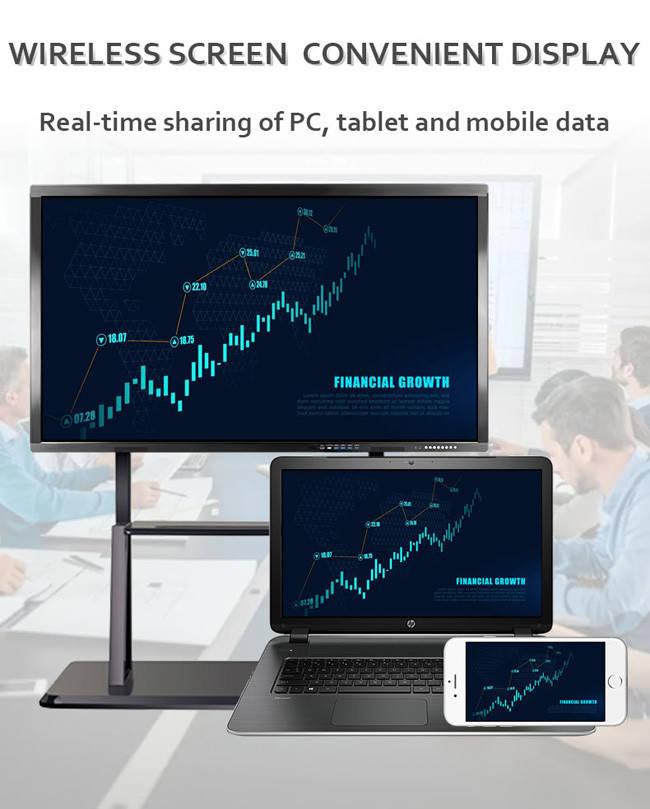 CNAS 100 Inch Touch Screen TV Touch Screen Smart White Board